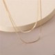 Fém szín: 43565 - Hot Fashion unisex kígyó lánc női nyaklánc Choker punk vintage arany színű lánc nyaklánc női