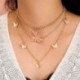 Fém szín: 43616 - Hot Fashion unisex kígyó lánc női nyaklánc Choker punk vintage arany színű lánc nyaklánc női