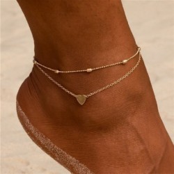 Fém szín: 50198 - Bohemian Pink Butterfly bokalánc szett nőknek Angyal betűs medál boka karkötő lánc lábon strandláb