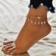 Fém szín: 50162 - Bohemian Pink Butterfly bokalánc szett nőknek Angyal betűs medál boka karkötő lánc lábon strandláb