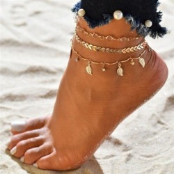 Fém szín: 50181 - Bohemian Pink Butterfly bokalánc szett nőknek Angyal betűs medál boka karkötő lánc lábon strandláb