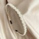 Fém színe: H00185 - Fashion 2022 új, elegáns, gyöngyházból készült hajpántok nőknek. Édes fejpántos hajcsomag Női