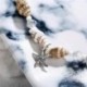 Fém szín: 50184 - Új kagylógyöngyök Starfish bokaláncok nőknek Strand bokalánc láb karkötő kézzel készített