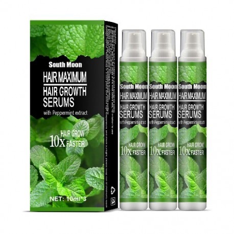 Szín: 3db ökörrel - 3/1db Hajnövekedési termékek Gyorsan növekvő hajspray gyógynövényes esszenciás hajhullás elleni