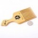 Szín: 17cm - Fist Afro Pick Wood Wide Teth hajfésű a dúsító hajformázásért, antisztatikus fésűkefe, eltávolító