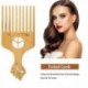 Szín: 17cm - Fist Afro Pick Wood Wide Teth hajfésű a dúsító hajformázásért, antisztatikus fésűkefe, eltávolító