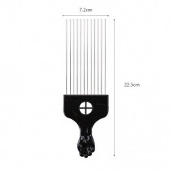 Szín: 22,5 cm - Fist Afro Pick Wood Wide Teth hajfésű a dúsító hajformázásért, antisztatikus fésűkefe, eltávolító