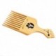 Szín: 22,5 cm - Fist Afro Pick Wood Wide Teth hajfésű a dúsító hajformázásért, antisztatikus fésűkefe, eltávolító