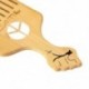 Szín: 22,5 cm - Fist Afro Pick Wood Wide Teth hajfésű a dúsító hajformázásért, antisztatikus fésűkefe, eltávolító