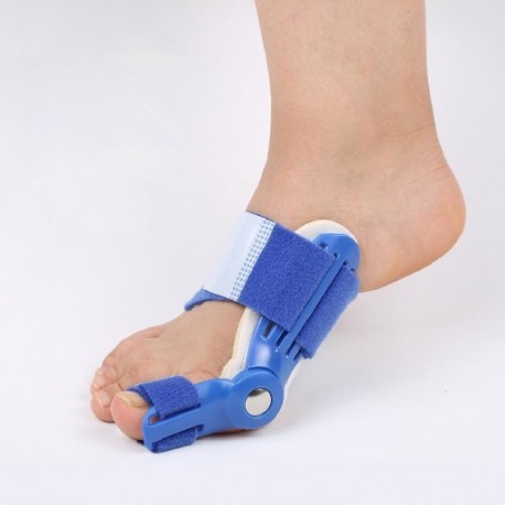 Szín: kék - Big Bone Toe Bunion sín lábujj kiegyenesítő Corrector De Juanete lábfájdalomcsillapító Hallux Valgus