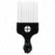 Szín: Barna - Szalon használata Black Metal Afro-amerikai Pick Hair széles fogfésűk Afro hajfésűk fodrászat formázó