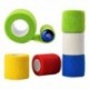 Fekete szín - 5db Bandage Tattoo Sport Wrap Tape Öntapadó Elasztikus Bandage Tartós Tattoo Grip Elasztikus Band Smink