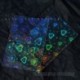 Szín: csillag - 70x110 mm-es holografikus szerelem szív csillag fólia ragasztószalag hátoldal forró bélyegzés papírra
