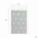 Szín: csillag - 70x110 mm-es holografikus szerelem szív csillag fólia ragasztószalag hátoldal forró bélyegzés papírra