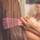 Szín: lila - Masszázs Hajfésű Fejbőr Zuhanyzás Hajkefe Nedves Göndör Detangle Fésű Detangling Hajkefe Női Szalon