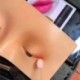 Szín: 1 db - Smink gyakorló tábla Face Eye Practice Pad szilikon bionikus bőr sminkszempillához szemhéjfesték edzési