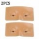 Szín: 2 DB - Smink gyakorló tábla Face Eye Practice Pad szilikon bionikus bőr sminkszempillához szemhéjfesték edzési