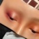Szín: 2 DB - Smink gyakorló tábla Face Eye Practice Pad szilikon bionikus bőr sminkszempillához szemhéjfesték edzési