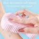 Illat: fehér - Soft Body Scrubber Bath hámlasztó bőrradír szivacsos zuhanykefe testradír hámlasztó bőrtisztító elhalt