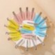 Szín: 02 - 5db Candy Color hajcsat divatos hajtűkészlet frufru Hajtű Lovely Hairgrip fejfedő Smink formázás hajcsatokhoz