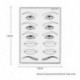 Szín: J - Microblading tetoválási kellékek Szemöldök gyakorlat Szemöldök Ajkak Szalon Képzés Hamis bőr szilikon