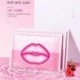 Szín: Méz - Beauty Super Lip Plumper Pink Crystal Collagen Lip Mask Patches Moisture Essence Wrinkle Ance Cosmetics