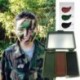 Szín: négyzet alakú doboz - Military Woodland Camouflage Camo Color Cream Body Face Paint Tube Stick Outdoor Field Camouflage