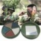 Szín: négyzet alakú doboz - Military Woodland Camouflage Camo Color Cream Body Face Paint Tube Stick Outdoor Field Camouflage