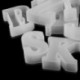 Szín: D Forma - 3D ábécé betűs epoxigyanta szilikon forma nagybetűs puha forma barkácsolás UV gyanta ábécéhez A-tól