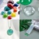 Szín: Gem Mold - Drágakövek szilikon forma félgömb alakú, lapos, Cabochon függő gyanta szilikon forma, kézzel