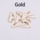 Szín: ezüst - 100 db 19*18 mm-es arany bronz fülbevaló horgok kapcsos drót alkatrészek barkács ékszerkészítéshez,