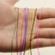Szín: fű zöld - 40 m-es/tekercs többszínű, kerek, rugalmas zsinór Nylon gyöngyfűző zsinór nyaklánchoz karkötő