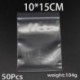 Szín: 4 x 6cm 100db - 30-100db/csomag 4*6/5*7/6*8/7*10 Tömeges Vastag Ékszer Csomagolás Cipzáras Zár Újrazárható