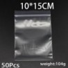 Szín: 4 x 6cm 100db - 30-100db/csomag 4*6/5*7/6*8/7*10 Tömeges Vastag Ékszer Csomagolás Cipzáras Zár Újrazárható