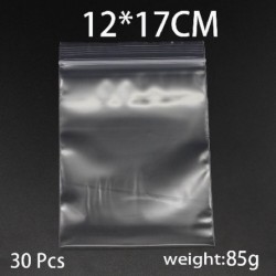 Szín: 5 x 7cm 100db - 30-100db/csomag 4*6/5*7/6*8/7*10 Tömeges Vastag Ékszer Csomagolás Cipzáras Zár Újrazárható