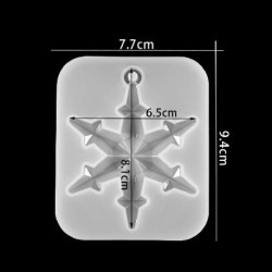 Szín: 04-es stílus - Kristály epoxigyanta formadíszek hópehely alakú gyantaforma karácsonyfa medál szilikon formák