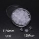 Szín: 4x4mm-800db - 120-1000/tétel Szilikon kerek fülbevaló hátsó dugók műanyag fülbevaló hátsó dugók barkács