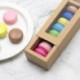 Szín: arany S - 25 db Macaroon süti tortadoboz átlátszó ablak esküvői ajándék családi gyerekeknek születésnapi parti