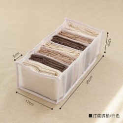 Szín: Fehér Leggings rács - Szekrény Ruhák Elválasztó doboz Ruhák Farmer rekesz Tároló fiók Tárolódoboz Alsónemű