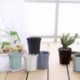 Szín: világosszürke - 4db/tétel Műanyag nyolcszögletű virágcserép Modern otthoni dekorációs kerti bonsai cserepek