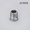 Szín: 18,1-22 - Csaptelep Adapter M16 M18 M20 M21 M22 M24 Menetátvitel Menet Sárgaréz csaptelep Kifolyó Tartozékok