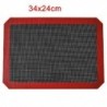 Szín: normál 34x24cm - Perforált szilikon sütőszőnyeg Tapadásmentes sütőlap bélés Pékség Konyha Sütőedények