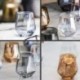 Szín: 300 ml1 - Geometry Whisky Üveg Gyémánt Kristály Üveg Kupa Arany Perem Italkészlet Pár Üveg Pohár Átlátszó