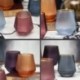 Szín: 300 ml2 - Geometry Whisky Üveg Gyémánt Kristály Üveg Kupa Arany Perem Italkészlet Pár Üveg Pohár Átlátszó