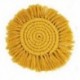Szín: 1db - Cotton Braid Coaster Bohemia stílusú, kézzel készített makramé csésze párna csúszásmentes csésze