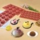 Szín: 5 lyuk - Szilikon forma szilikon tepsi péksütemény formákhoz Bakeware gömb golyós forma szilikon sütőedény