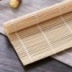 Szín: Fa szín - 1db 24x24cm-es sushi szett Bambusz szőnyegek Rizslapátok Eszközök Konyha barkács kiegészítők japán