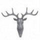 Szín: Szürke - Nordic Creative Antlers kampós falra akasztható sapka öltözőállvány Konyhai védőakasztó Szobaajtó