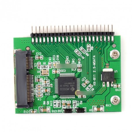 MSATA SSD 55mmx40mm SSD - 2,5" 44  IDE HDD adapter