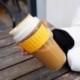 Szín: sárga - 400Ml/550Ml Cangkir Kopi Kaca Portabel Sedotan Anti Bocor Teh Gratis Hadiah Bagus Cangkir Susu dengan burkolat